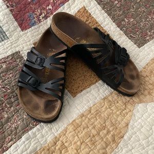 Women’s Birkenstock Black Sandals 38/7.5